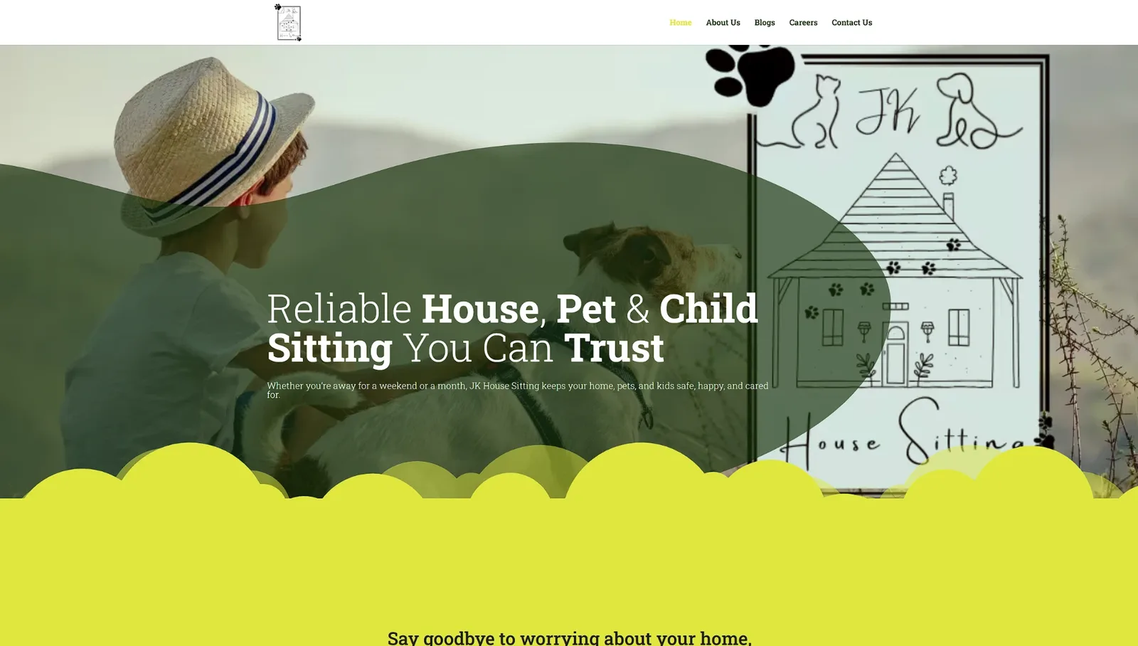 JK House Sitting website